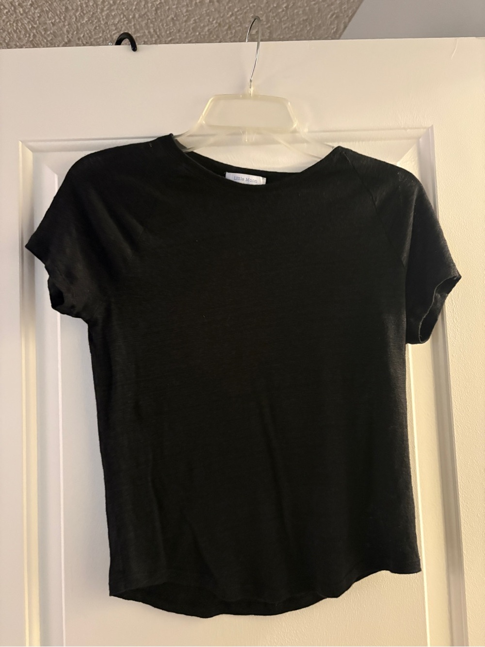 Linen Black Tee ARITZIA